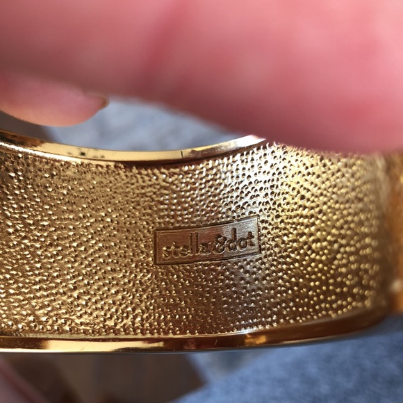 Stella & Dot cuffed snake skin bracelet. - Picture 4 of 4